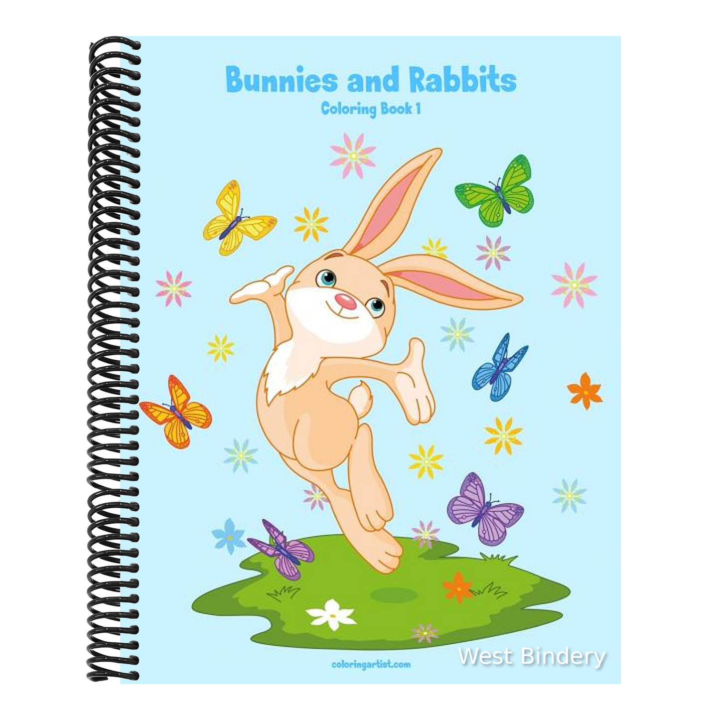 Bunnies and Rabbits Coloring Book 1