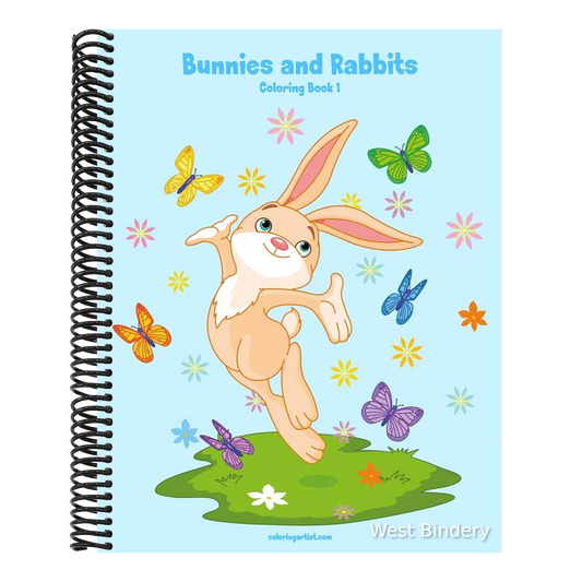 Bunnies and Rabbits Coloring Book 1