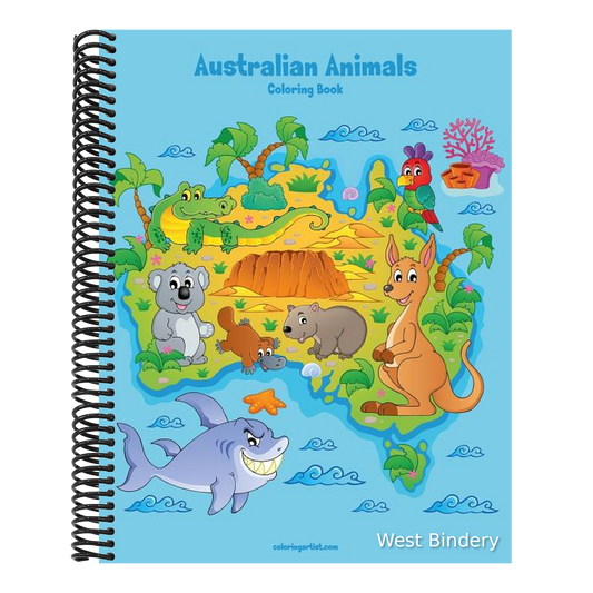 Australian Animals Coloring Book 1