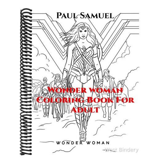 Wonder Woman Coloring Book for Adult, Wonder Woman Coloring Book, Marvel Heroes Coloring Book for Adult, DC Comics Coloring Book, Women of Power Color