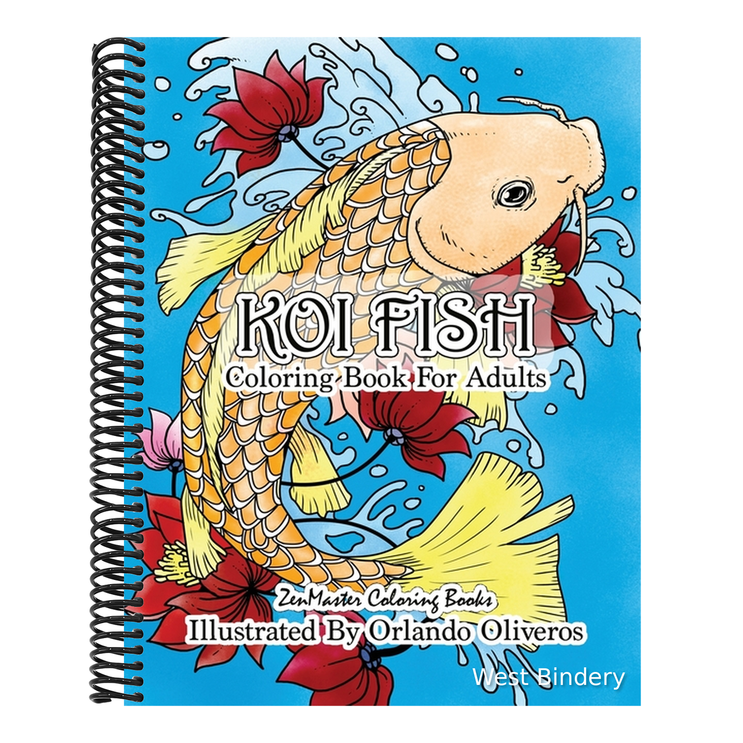 Koi Fish Adult Coloring Book: Coloring Book of Koi Fish For Relaxation and Stress Relief for Adults