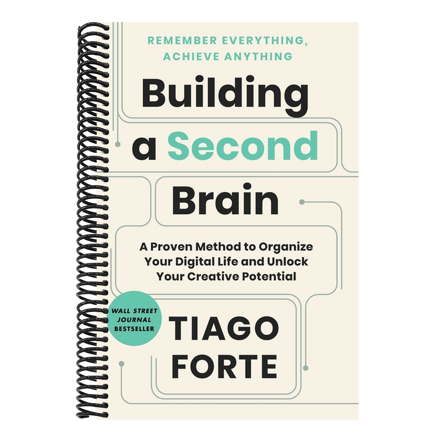 Building a Second Brain: A Proven Method to Organize Your Digital Life and Unlock Your Creative Potential (Spiral Bound)