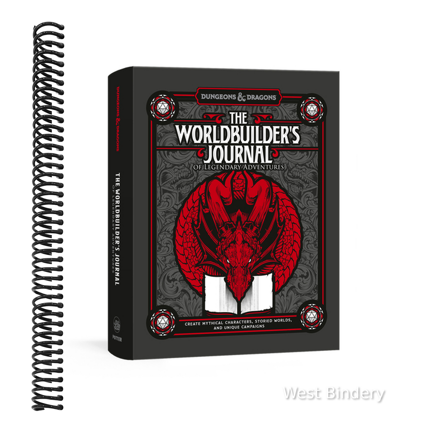 The Worldbuilder's Journal of Legendary Adventures (Dungeons & Dragons): 365 Questions to Help You Create Mythical Characters, Storied Worlds, and Unique