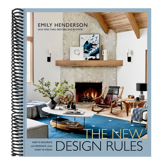 The New Design Rules: How to Decorate and Renovate, from Start to Finish: An Interior Design Book (Spiral Bound)