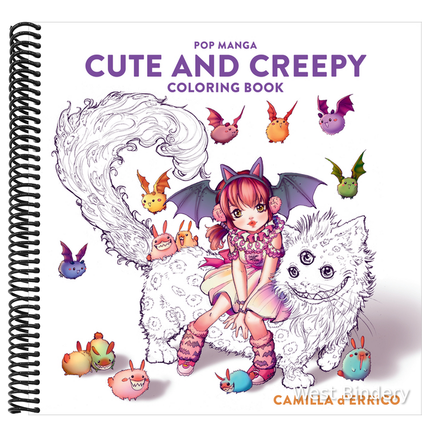 Pop Manga Cute and Creepy Coloring Book