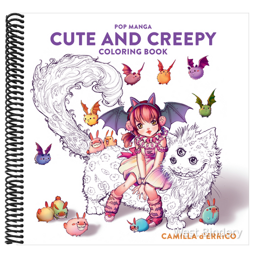 Pop Manga Cute and Creepy Coloring Book