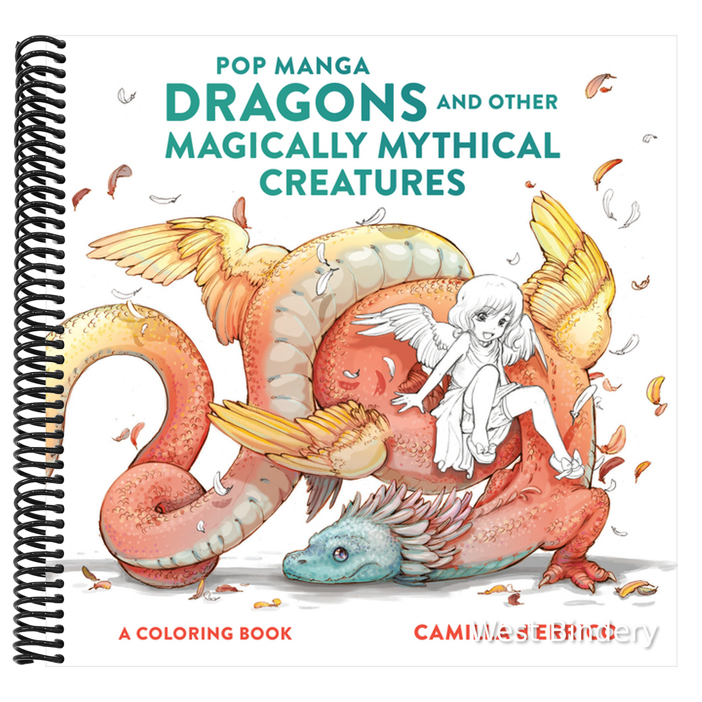 Pop Manga Dragons and Other Magically Mythical Creatures: A Coloring Book