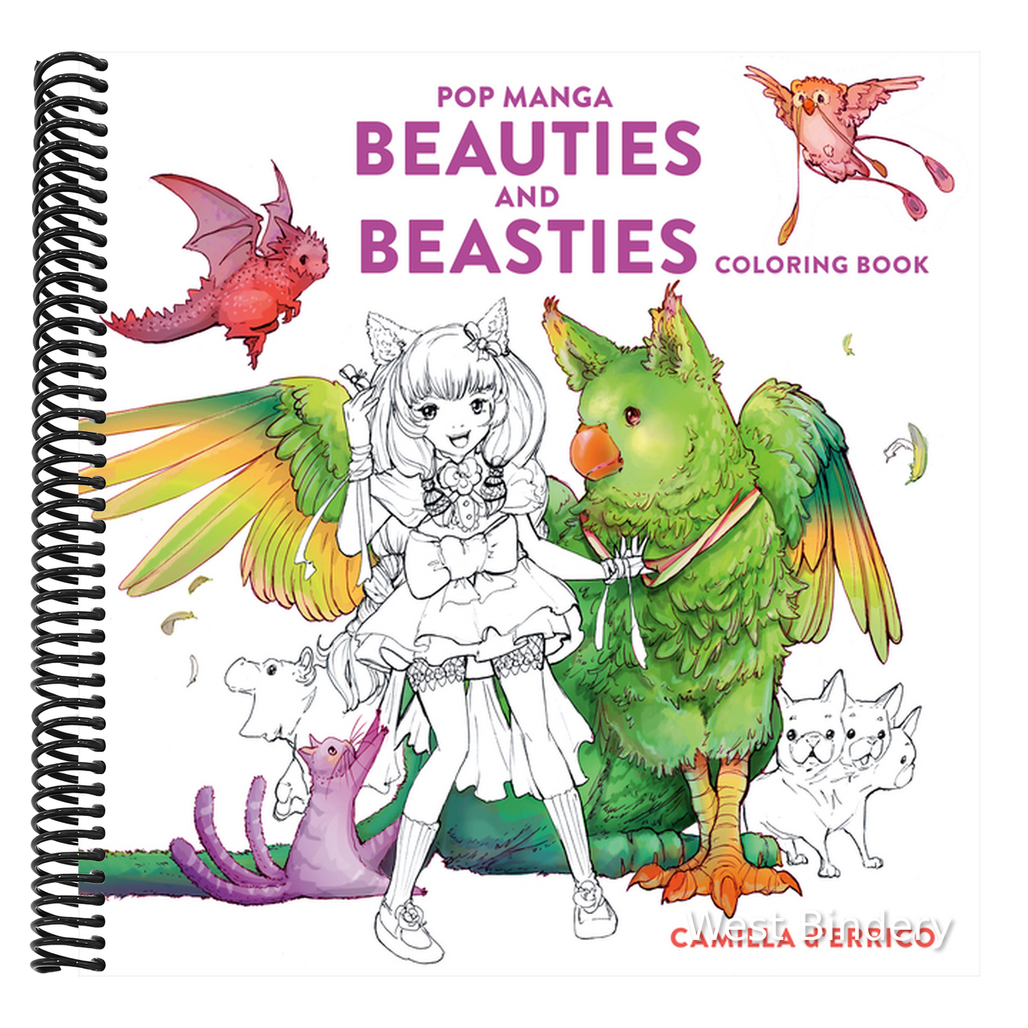 Pop Manga Beauties and Beasties Coloring Book