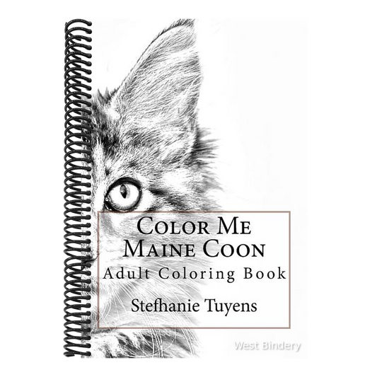 Color Me Maine Coon: Adult Coloring Book