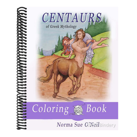 Centaurs of Greek Mythology: Coloring Book