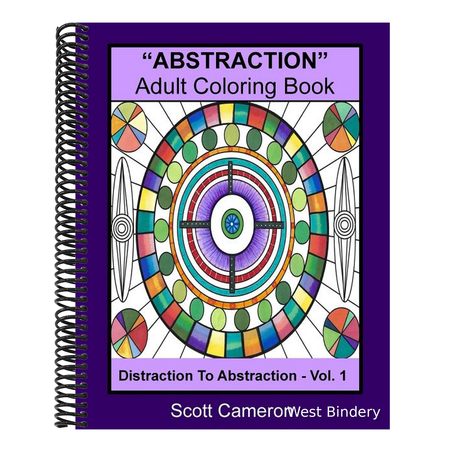 "ABSTRACTION" Adult Coloring Book: Abstraction to Distraction