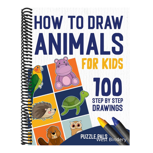 How To Draw Animals: 100 Step By Step Drawings For Kids