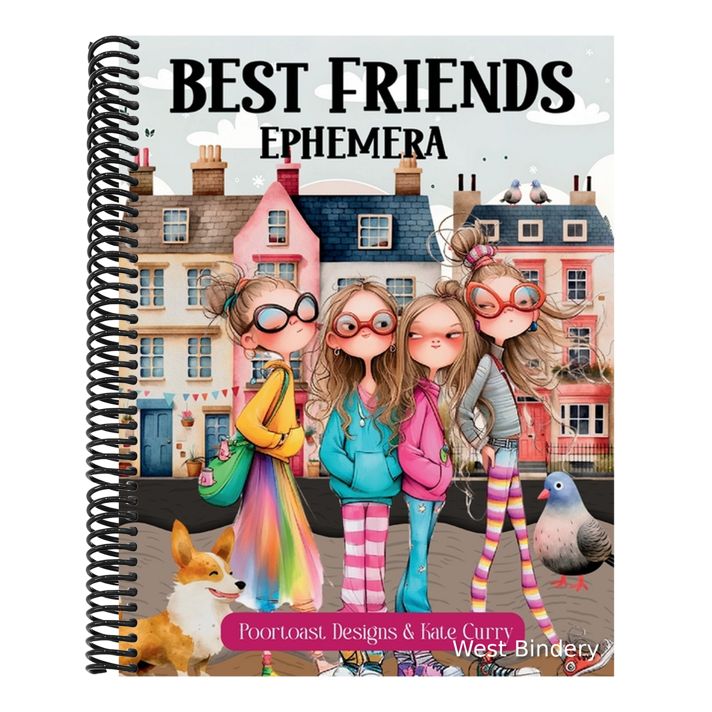 Best Friends Ephemera Book: High Quality Images Of Peoples, For Paper Crafts, Scrapbooking, Mixed Media, Junk Journals, Collage Art, Artist Trading Ca