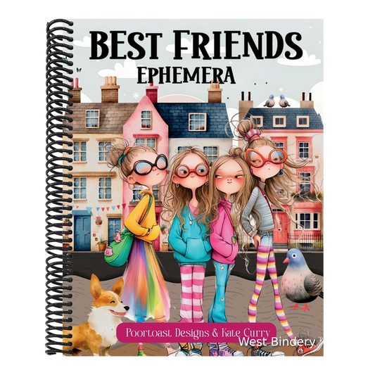 Best Friends Ephemera Book: High Quality Images Of Peoples, For Paper Crafts, Scrapbooking, Mixed Media, Junk Journals, Collage Art, Artist Trading Ca
