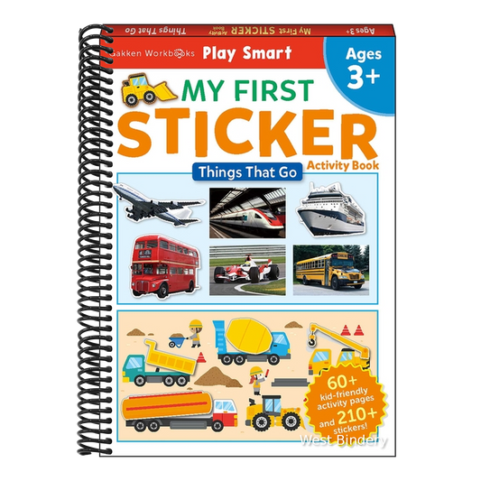 My First Sticker Activity Book Things That Go