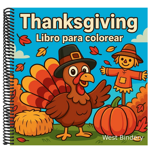 Thanksgiving - Libro para colorear
