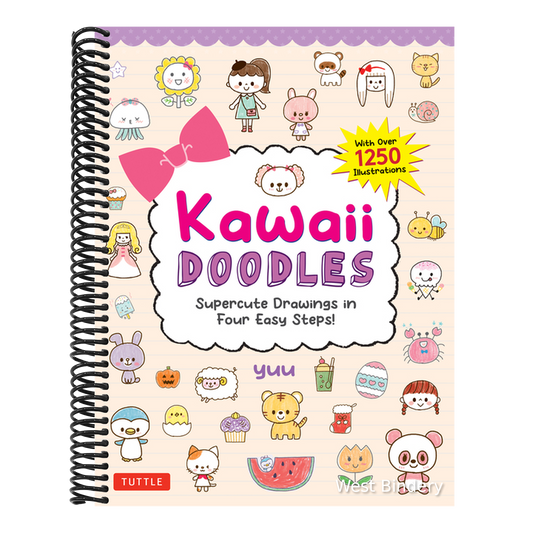 Kawaii Doodles: Supercute Drawings in Four Easy Steps (with Over 1,250 Illustrations)