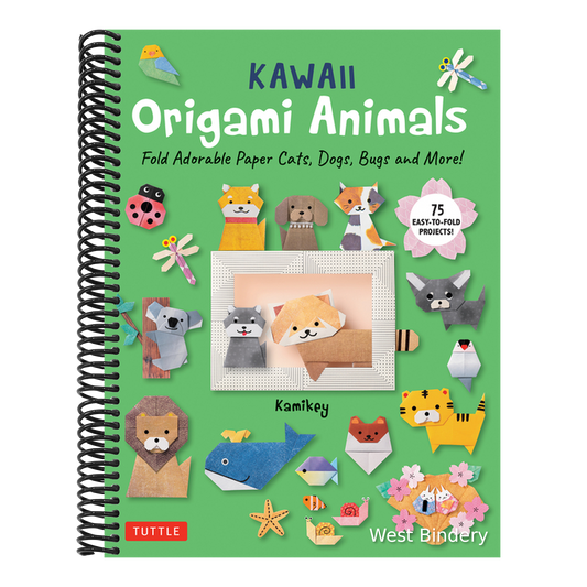 Kawaii Origami Animals: Fold Adorable Paper Cats, Dogs, Bugs and More! (75 Easy-To-Fold Projects!)