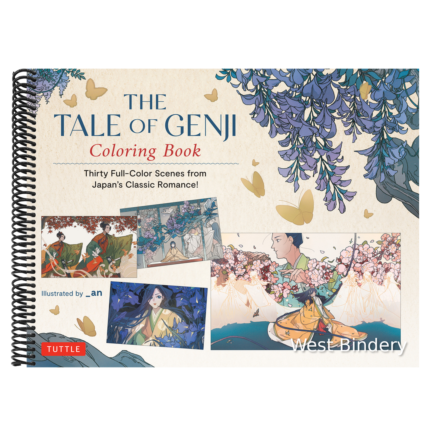 The Tale of Genji Coloring Book: Thirty Full-Color Scenes from Japan's Classic Romance!