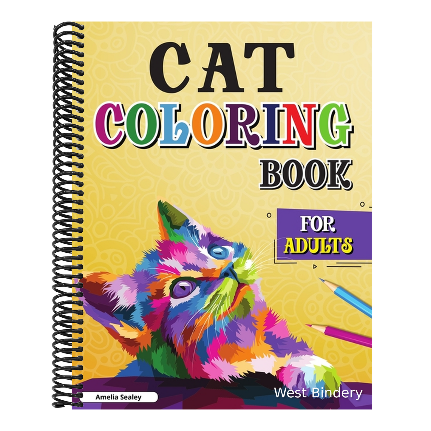 Cats with Mandalas - Adult Coloring Book: Stress relief & Relaxing Cats Coloring Book for Adults
