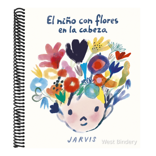 El Niño Con Flores En La Cabeza