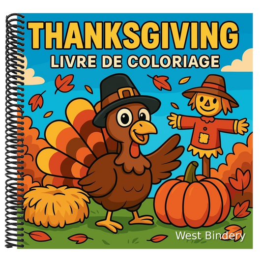 Thanksgiving - Livre de coloriage