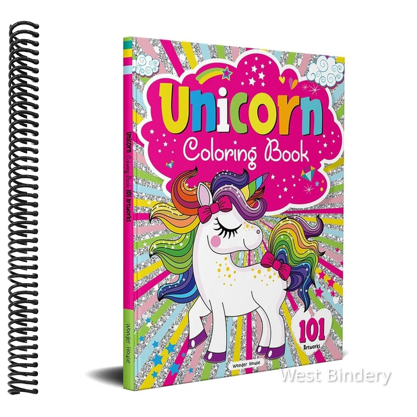 101 Unicorn Colouring Book: Fun Activity Colouring Book for Children