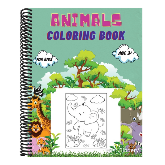Animals Coloring Book For Kids age 3+: Animals Coloring Book for Toddlers, Kindergarten and Preschool Age: Big book of Wild and Domestic Animals, Bird