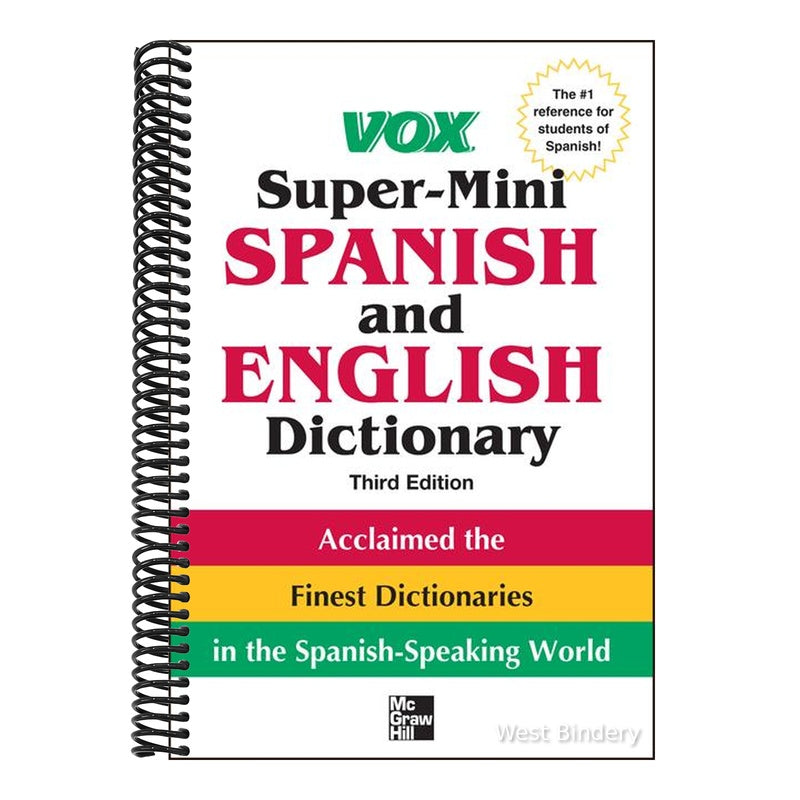 Vox Super-Mini Spanish and English Dictionary