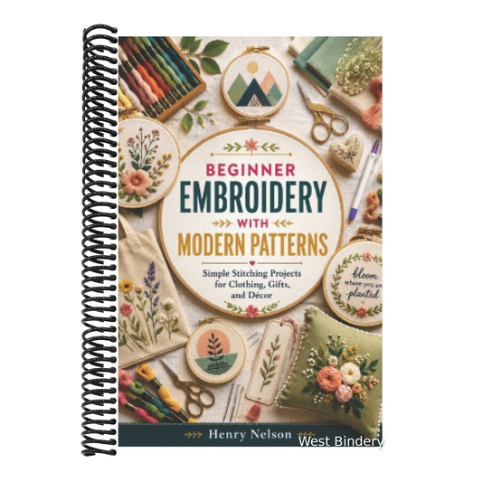 Beginner Embroidery with Modern Patterns: Simple Stitching Projects for Clothing, Gifts, and Décor