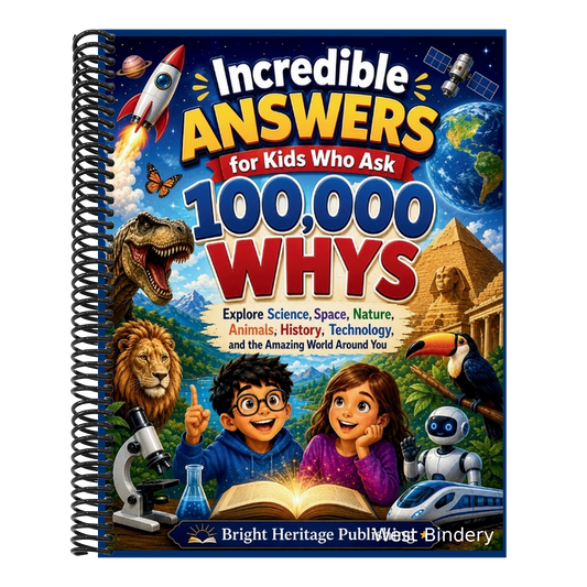 Incredible Answers for Kids Who Ask 100,000 Whys: Explore Science, Space, Nature, Animals, History, Technology, and the Amazing World Around You
