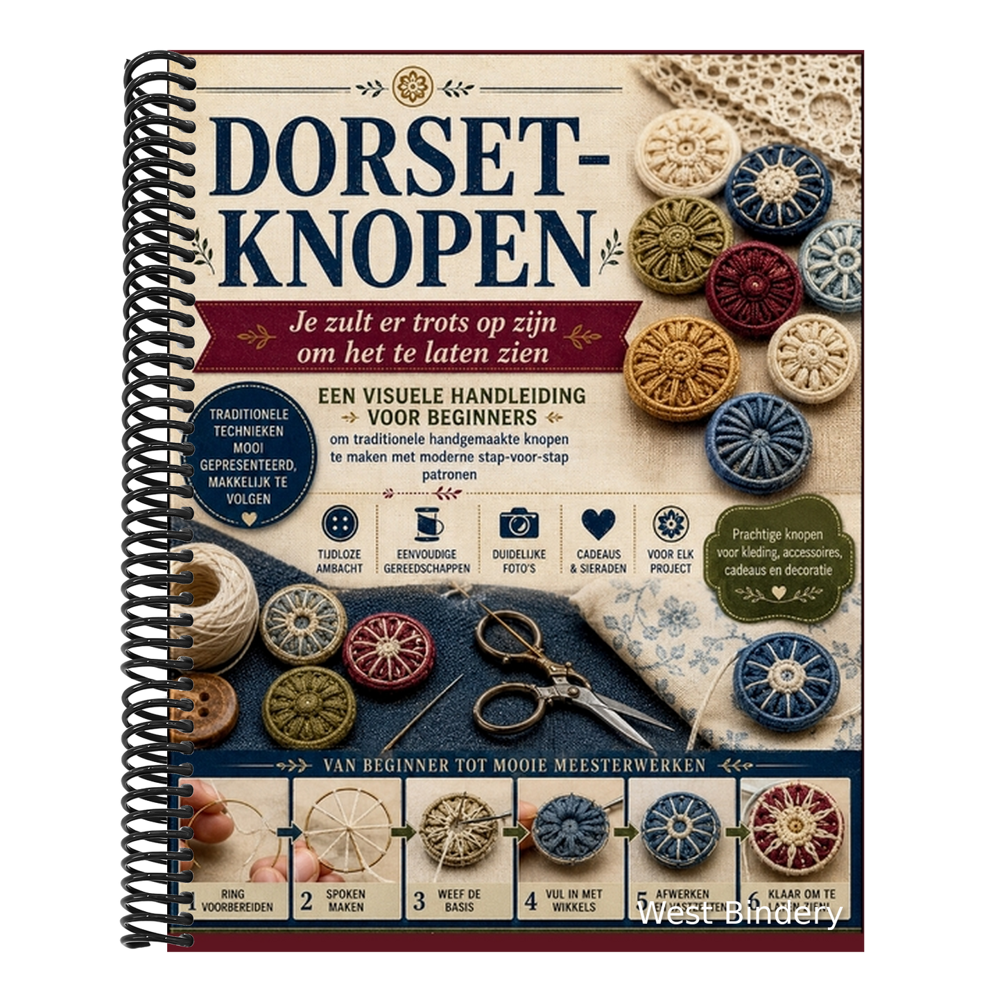 Dorset-Knöpfe Sie werden stolz darauf sein, es zu präsentieren: Eine visuelle Anleitung für Anfänger zur Herstellung traditioneller handgefertigter Kn