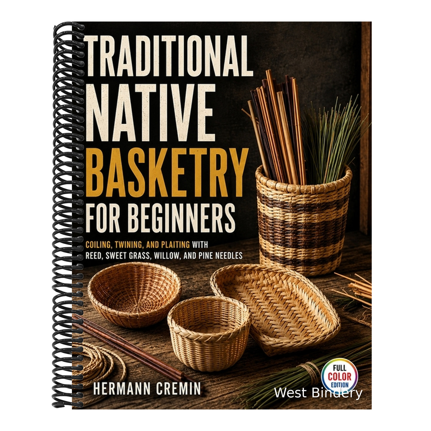 Traditional Native Basketry for Beginner: Coiling, Twining, and Plaiting with Reed, Sweet Grass, Willow, and Pine Needles