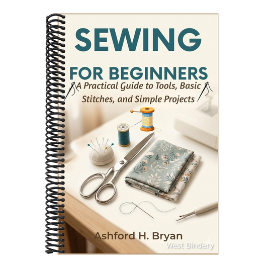 Sewing For Beginners: A Practical Guide to Tools, Basic Stitches, and Simple Projects
