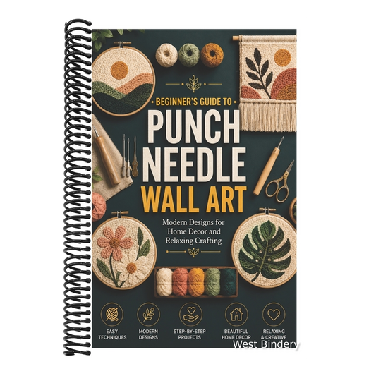 Beginner's Guide to Punch Needle Wall Art: Modern Designs for Home Decor and Relaxing Crafting