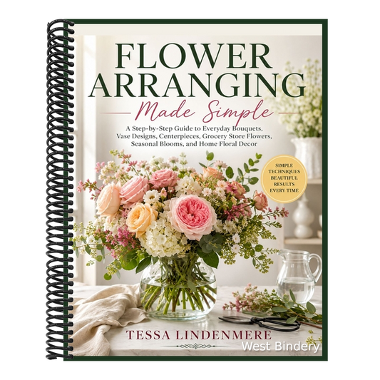 Flower Arranging Made Simple: A Step-by-Step Guide to Everyday Bouquets, Vase Designs, Centerpieces, Grocery Store Flowers, Seasonal Blooms, and Home