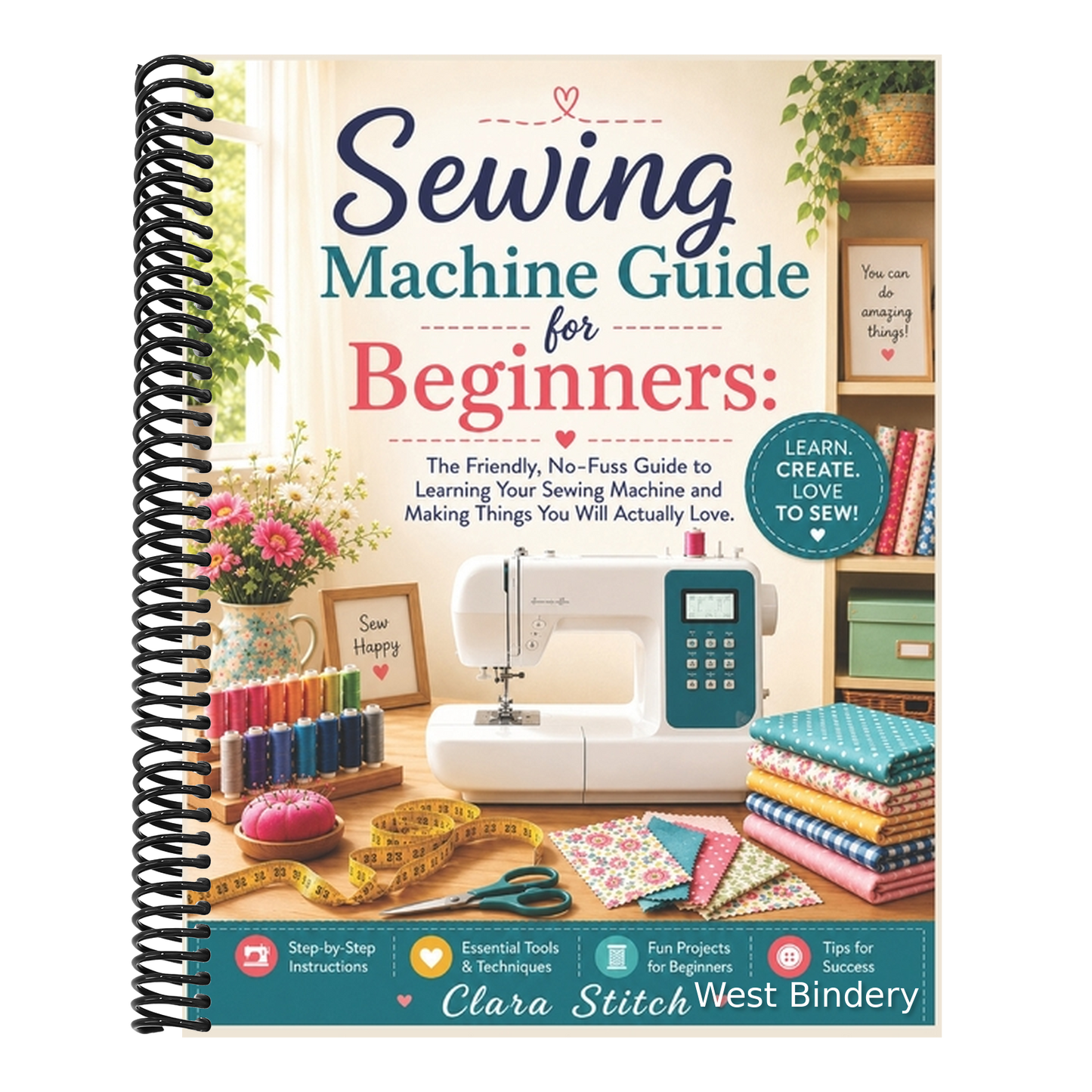Sewing Machine Guide for Beginners: The Friendly, No-Fuss Guide to Learning Your Sewing Machine and Making Things You Will Actually Love.