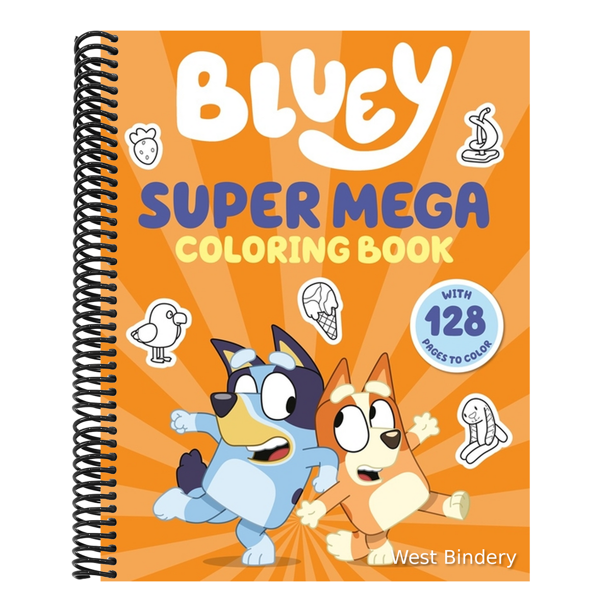Bluey: Super Mega Coloring Book