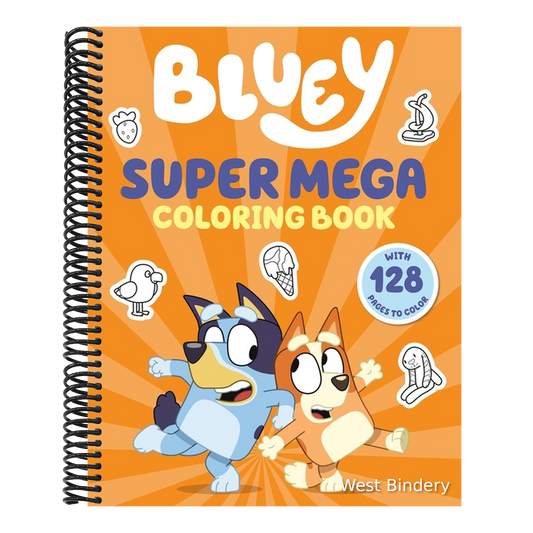 Bluey: Super Mega Coloring Book