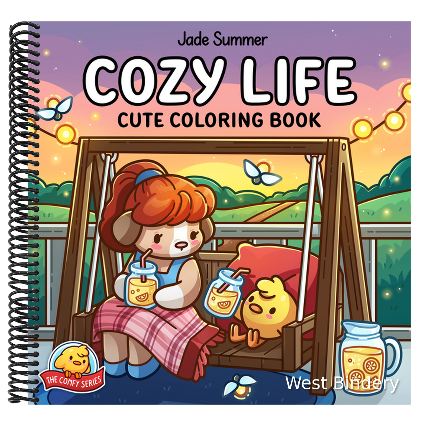 Cozy Life: Cute Coloring Book