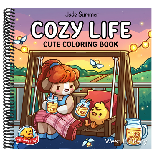Cozy Life: Cute Coloring Book
