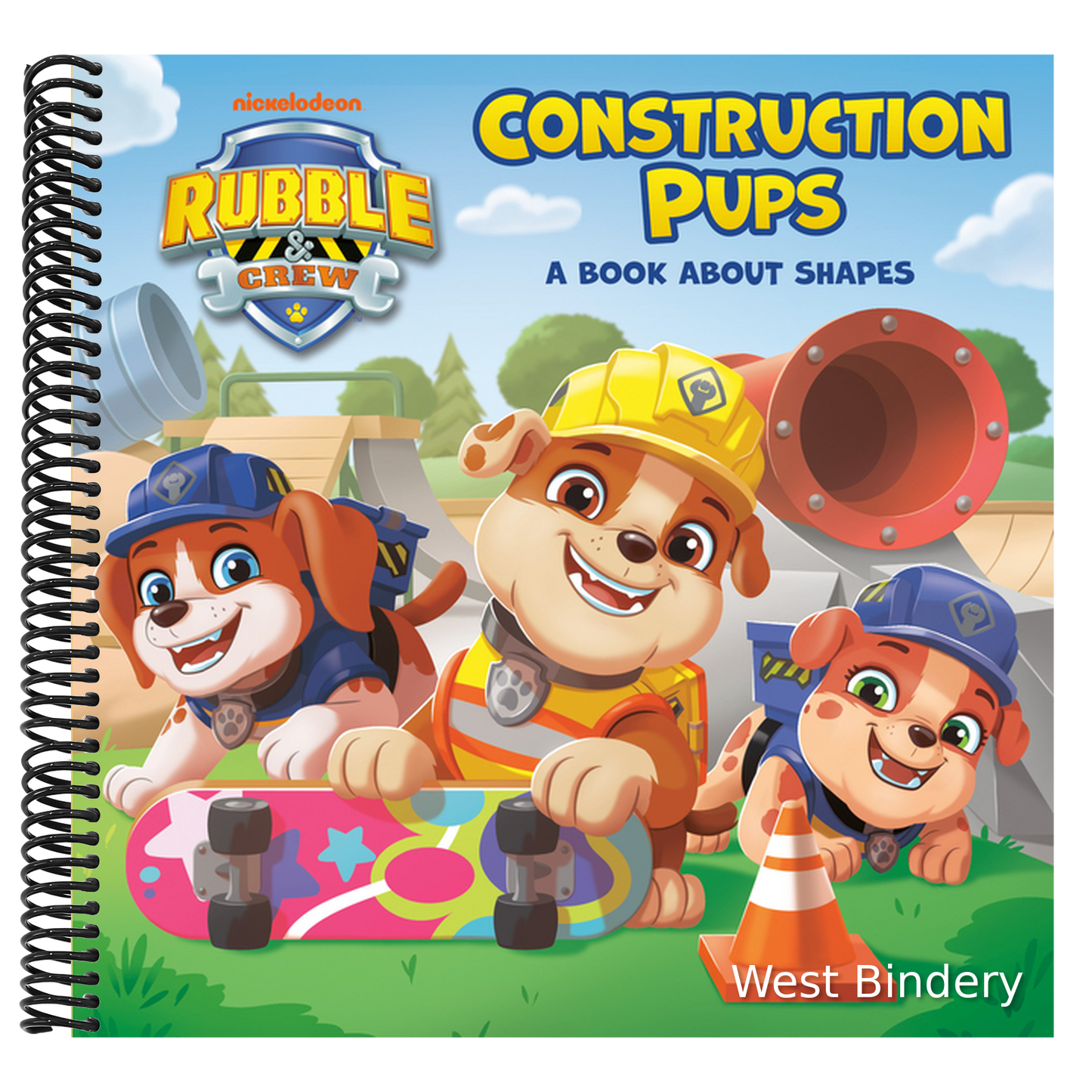 Construction Pups: A Book about Shapes (Paw Patrol: Rubble & Crew)