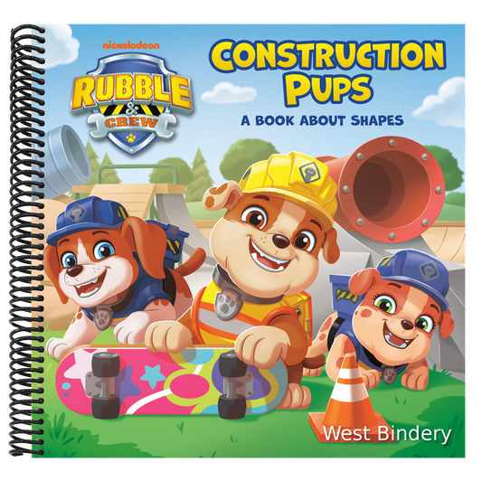 Construction Pups: A Book about Shapes (Paw Patrol: Rubble & Crew)