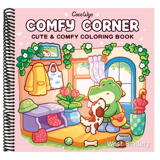 Comfy Corner: Coloring Book for Adults and Kids