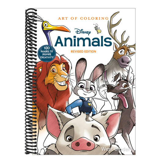 Art of Coloring: Disney Animals: 100 Images to Inspire Creativity