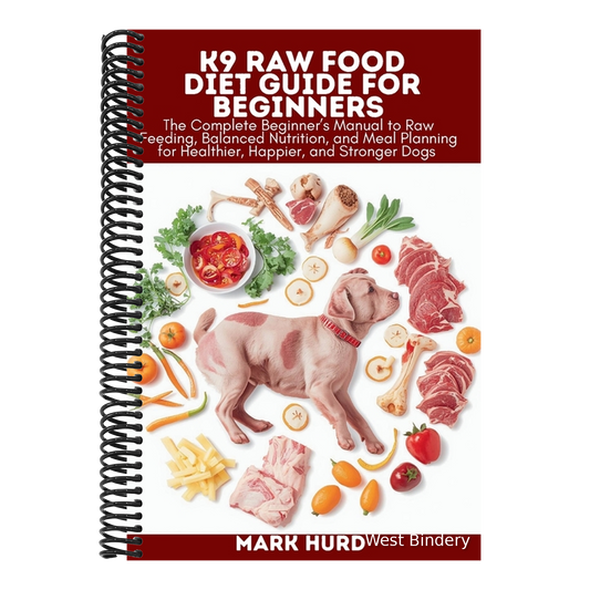 K9 Raw Food Diet Guide for Beginners: The Complete Beginner's Manual to Raw Feeding, Balanced Nutrition, and Meal Planning for Healthier, Happier, and