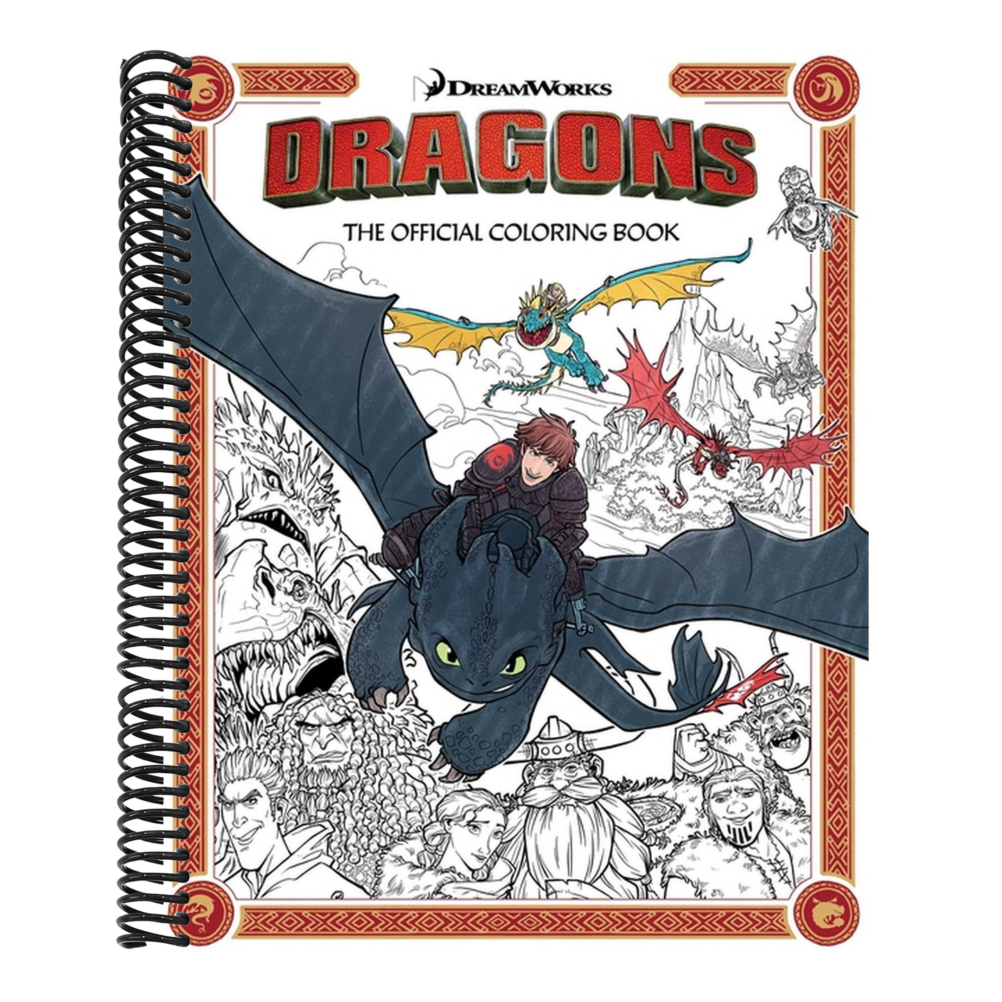 DreamWorks Dragons: The Official Coloring Book