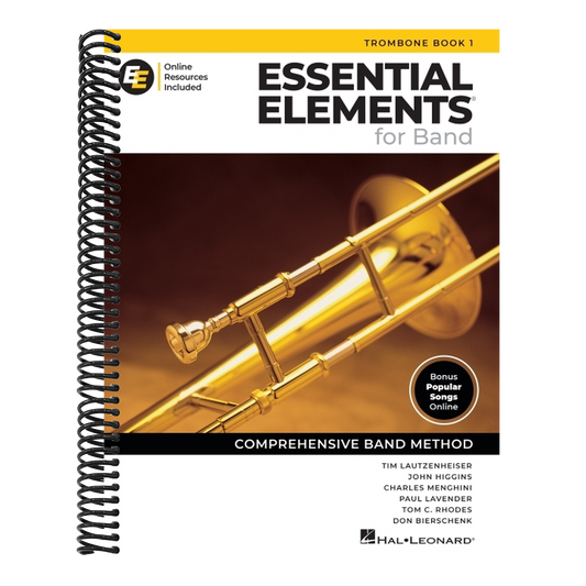 Essential Elements for Band - Trombone Book 1 with Online Resources (Spiral Bound)