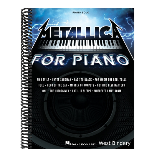 Metallica for Piano Solo: A Dozen Favorites by the Quintessential Heavy Metal Band Arranged for Intermediate Level Piano Solo