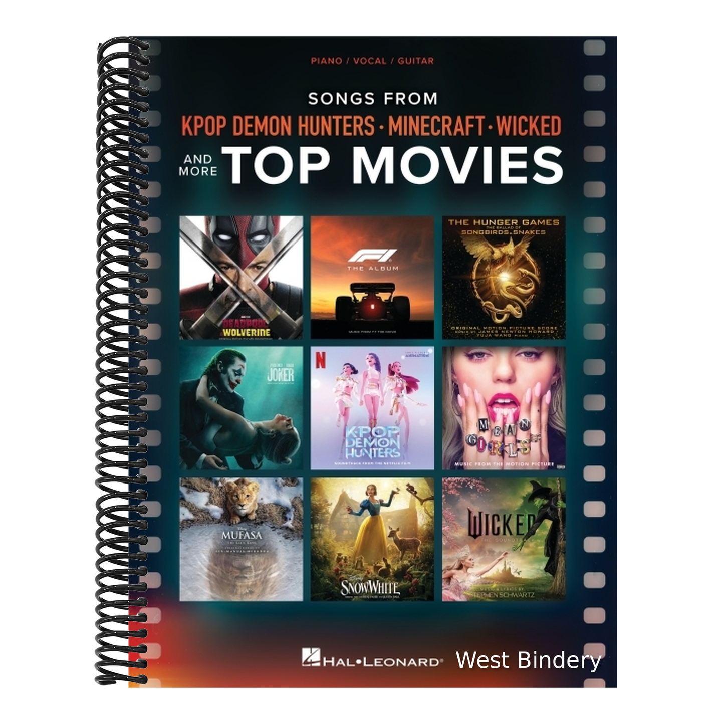 Songs from Kpop Demon Hunters, Minecraft, Wicked and More Top Movies - Piano/Vocal/Guitar Songbook